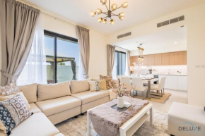 Stylish 4BR Townhouse with Study Room at Parkside 2, Dubai South by Deluxe Holiday Homes